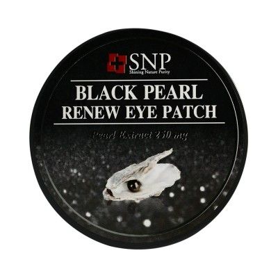 Патчи с черным жемчугом SNP Black Pearl Renew Eye Patch