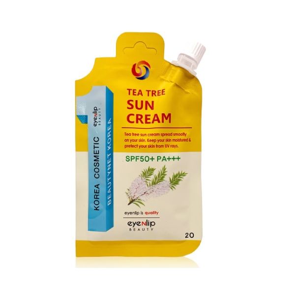 Крем для лица солнцезащитный Eyenlip SPF50 + / PA +++ TEA TREE SUN CREAM