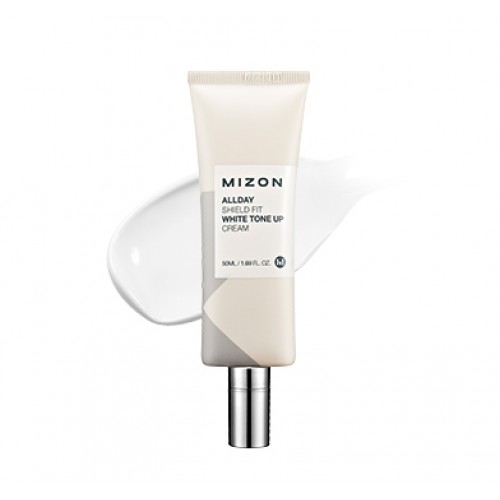 Отбеливающий увлажняющий крем для лица MIZON Allday Shieldshit White Tone Up Cream